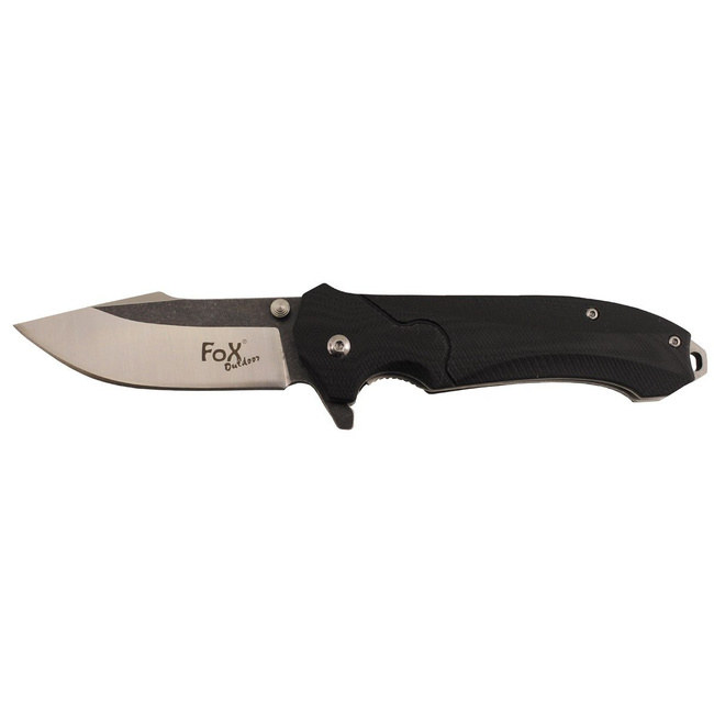 Jack Knife, G10-handle, black, beltclip, single-hand