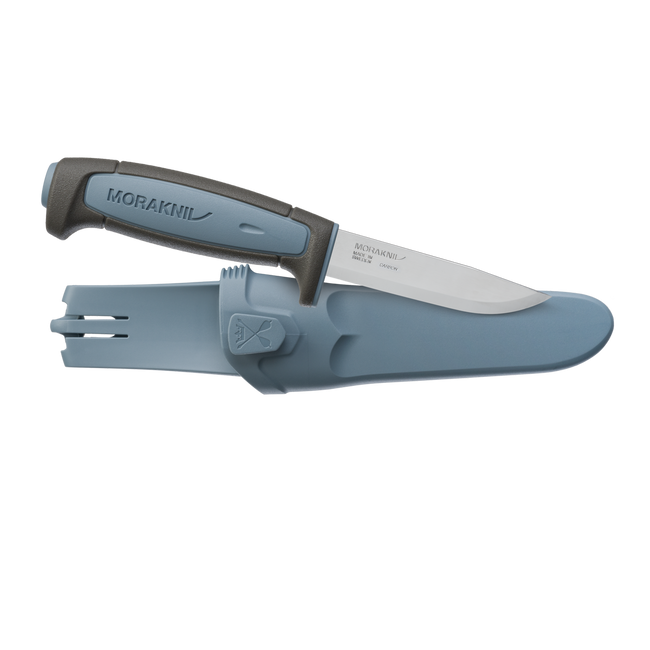MORAKNIV® BASIC 511 KNIFE - CARBON STEEL - BLUE/GREY