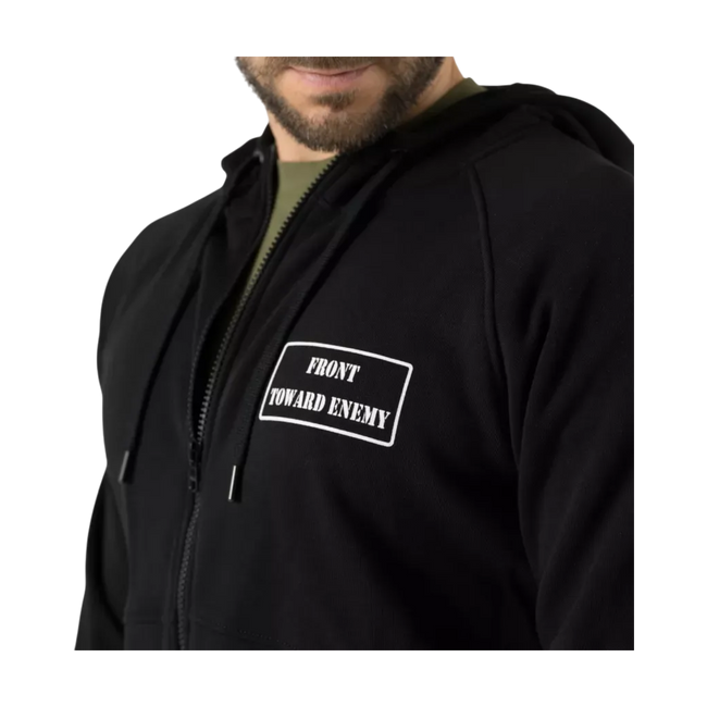 Front Toward Enemy Unisex Hoodie - Black - Helikon