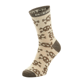 Lightweight Socks - Mk.3 Pirate Skull - Sand - M-Tac