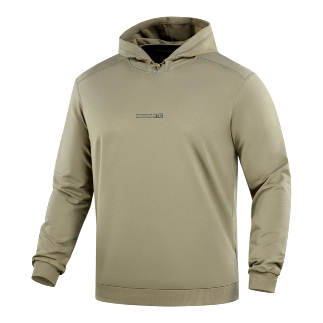 Men s hoodie - Born By Revolution - Tan - Magnum