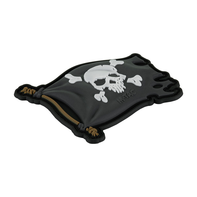 PATCH JOLLY ROGER PVC - BLACK - M-TAC