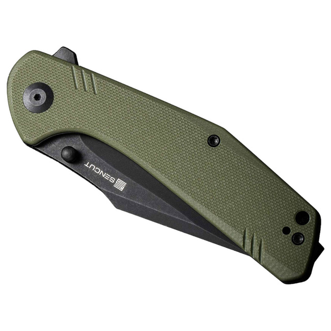 POCKET KNIFE - "SENCUT Actium G10 OD Green Black" - Böker