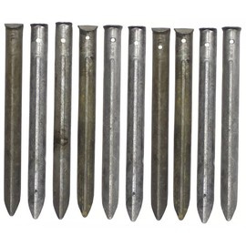 TENT PEG - 21 CM - MILITARY SURPLUS FROM THE DUTCH ARMY - USED