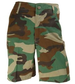 SHORT PANTS US BERMUDA WOODLAND CAMO