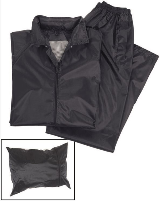 WET WEATHER SUIT - WITH CARRYING BAG - Mil-Tec® - DARK BLUE