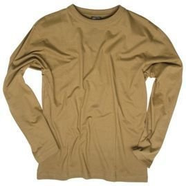 LONG-SLEEVED COTTON SHIRT - Mil-Tec® - COYOTE