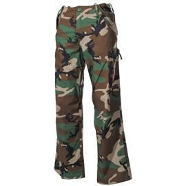US BDU Field Pants, M65, Rip Stop, Woodland
