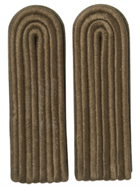 East Germ.Brown Epaulets Offic.piping