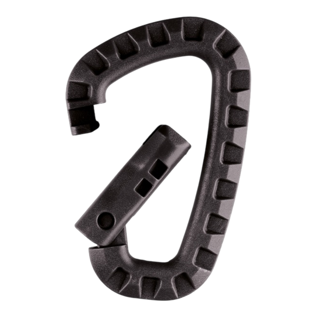 ABS PLASTIC CARABINER SET - Mil-Tec - BLACK
