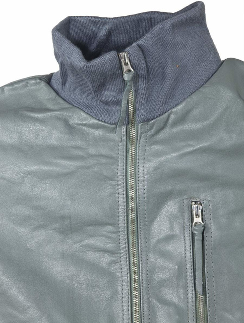 GERMAN LEATHER FLIGHT JACKET - Mil-Tec® - GREY