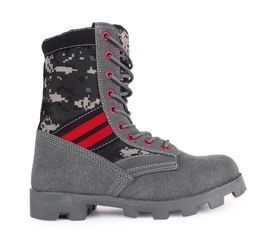 PRAY FOR GREY RED DESERT BOOTS - DOUBLE RED