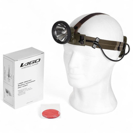 LAGO Headlamp - French Army Military Surplus - Olive Green/CCE Camo - Like New