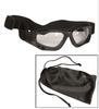 Black Commando Goggles Air Pro Clear
