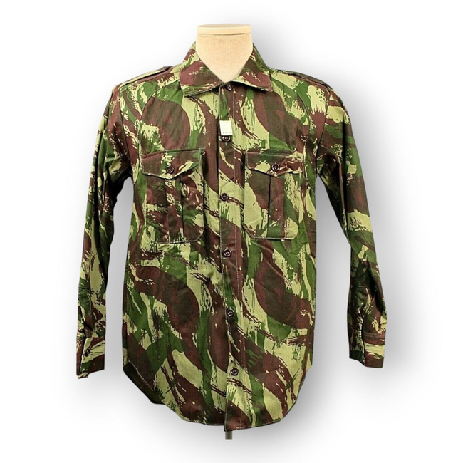 Long Sleeve Shirt – Portuguese Army Military Surplus – Lizard Camouflage – Like New