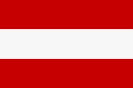 FLAG 30 x 46 cm with wooden stick AUSTRIA