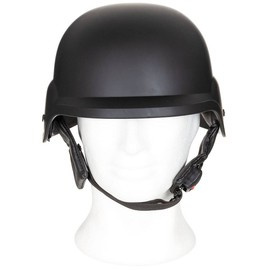 BLACK "CADET" HELMET - MILITARY SURPLUS FROM BRITISH ARMY - LIKE NEW