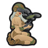 PVC TACTICAL GIRL ?6 PATCH - WHITE/COYOTE/OLIVE V2 - M-TAC