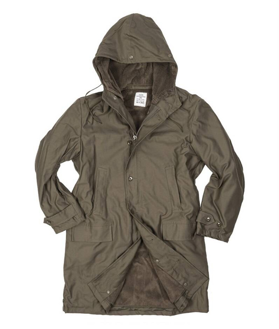 GERMAN LONG PARKA - WITH LINER - OD GREEN - LIKE NEW