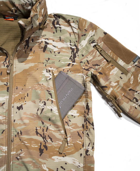 WATERPROOF RAIN JACKET - ARTAXES SOFTSHELL - PENTAGON - PENTACAMO