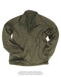 LIGHTWEIGHT SOFTSHELL JACKET WITHOUT POCKETS - Mil-Tec® - OD
