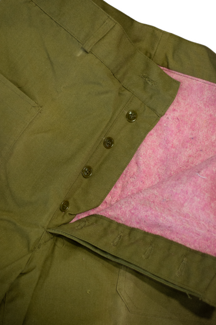 Cold Weather Winter Pants with lining- Romanian Army - Used