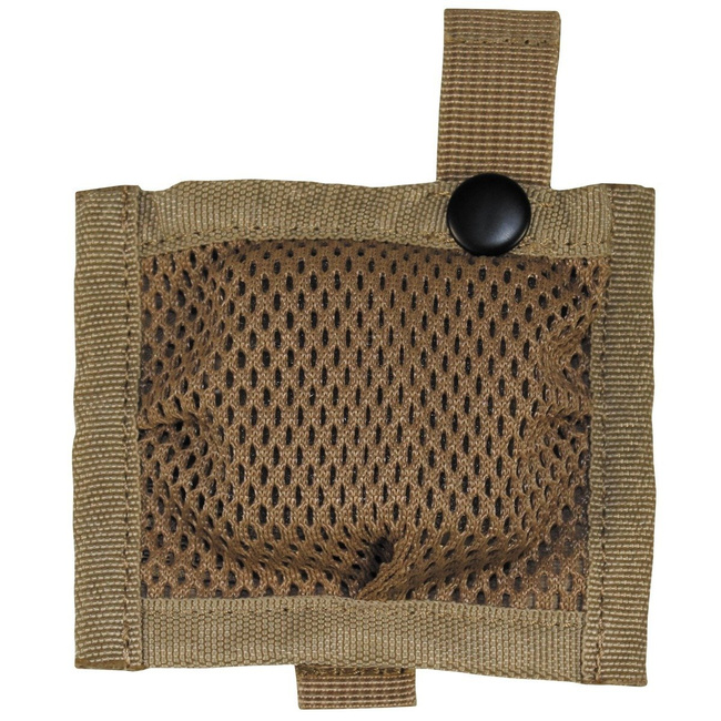 GB Antenna pouch, "MOLLE", khaki, like new 9x10 cm