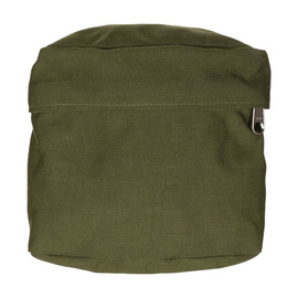 SMALL SIDE POUCH - KAZ03 - AUSTRIAN ARMY MILITARY SURPLUS - GREEN OD - USED