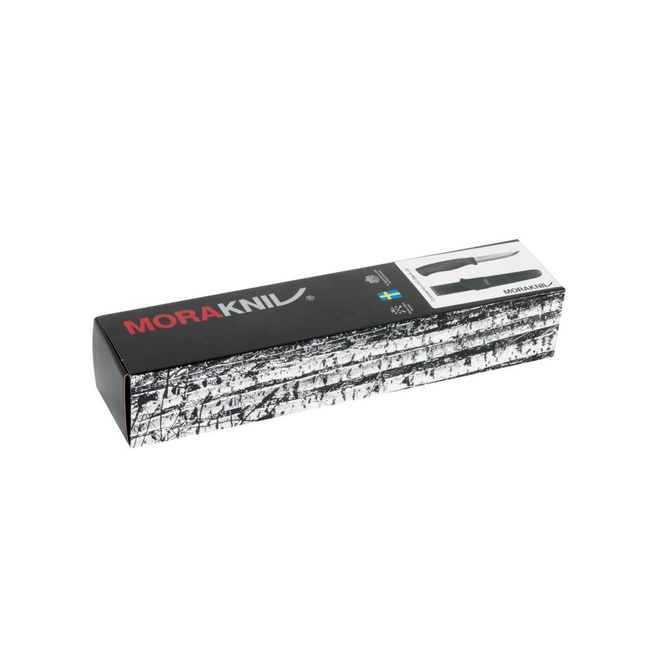 FIXED BLADE KNIFE - COMPANION HEAVYDUTY (S) - STAINLESS STEEL - MORAKNIV® - BLACK