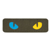 PATCH CAT EYES LASER CUT - RANGER GREEN/YELLOW/BLUE - M-TAC