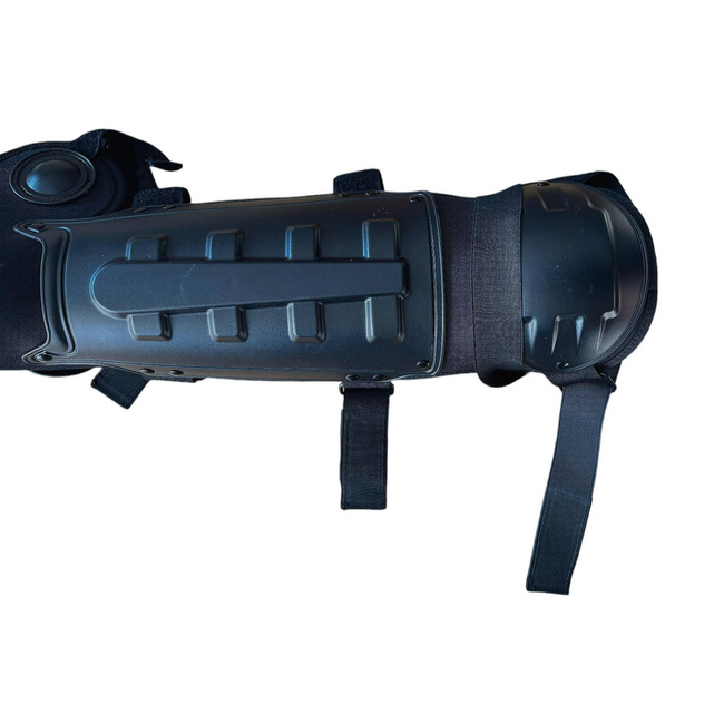 PAIR OF SHIN AND KNEE PROTECTORS - ANTI PROTEST - BLACK - LECTER TACTICAL