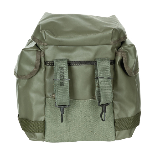 VINYL BAG FOR PROTECTIVE MASK - MP5 - POLISH ARMY MILITARY SURPLUS - OD GREEN - LIKE NEW