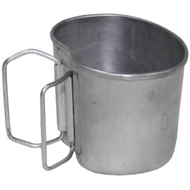 ALUMINUM CANTEEN CUP - AUSTRIAN MILITARY SURPLUS - USED