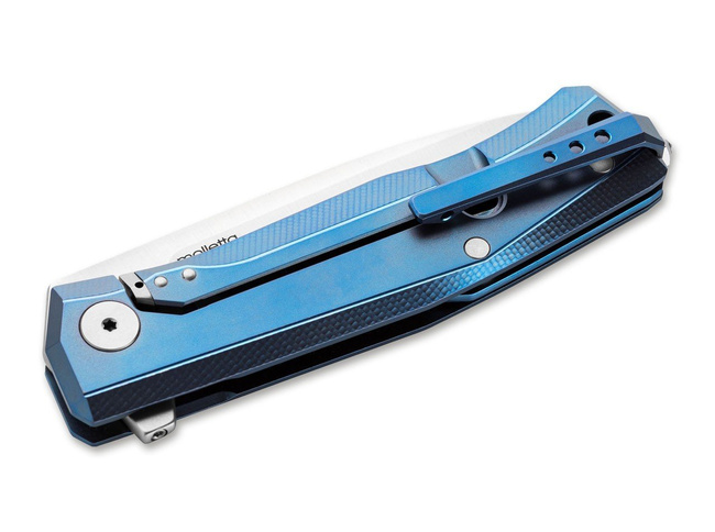 POCKET KNIFE MYTO TITANIUM BLUE - LIONSTELL