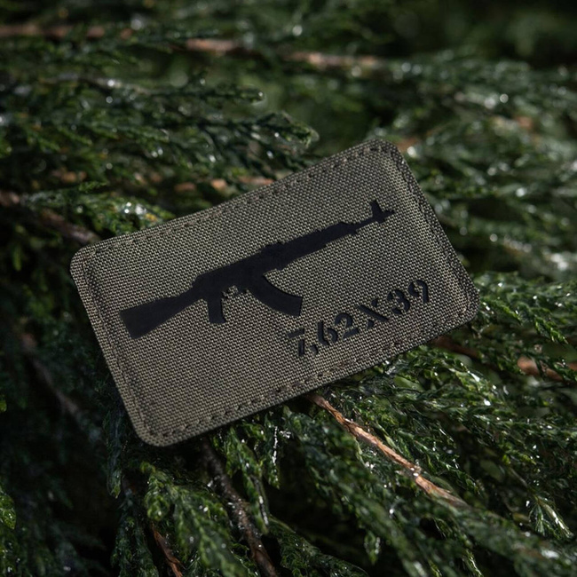 AKM PATCH 7,62 x 39 LASER CUT - RANGER GREEN/BLACK - M-TAC
