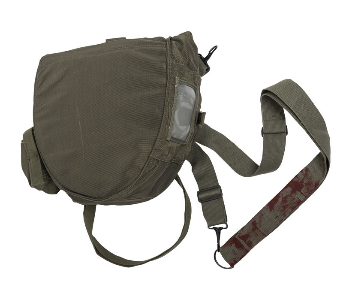 US OD NYLON PROTECTION MASK BAG USED