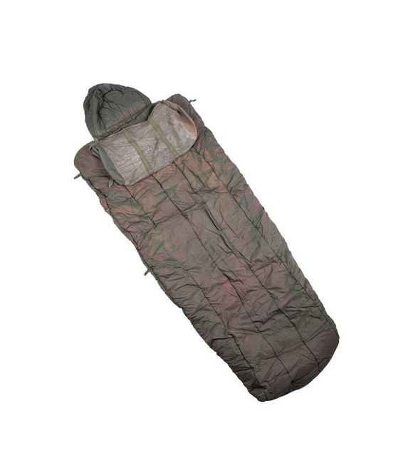 MUMMY SLEEPING BAG - 180 CM - OD (Olive Drab) - GREEK MILITARY SURPLUS - USED