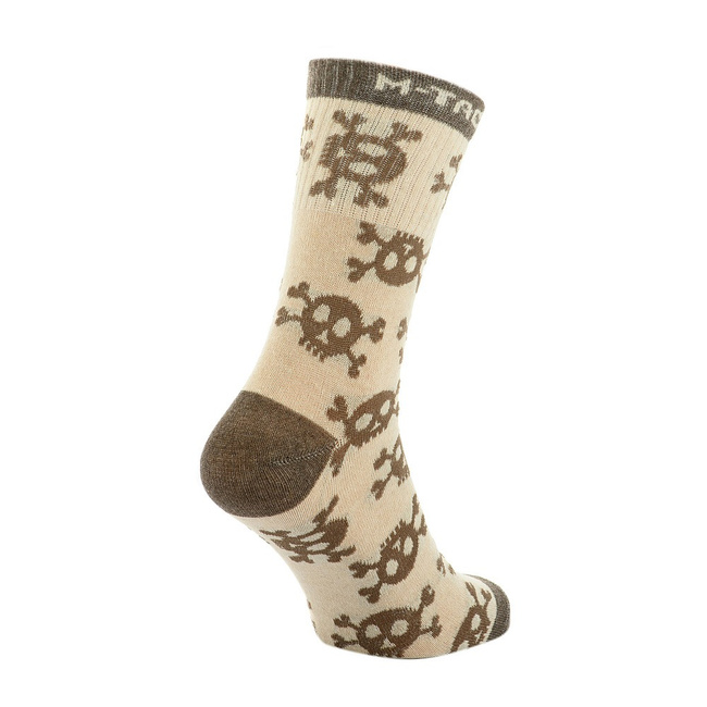 Lightweight Socks - Mk.3 Pirate Skull - Sand - M-Tac