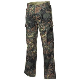 GERMAN TACTICAL TROUSERS, BW CAMO 5 COLORS - NORMAL SIZE - MFH