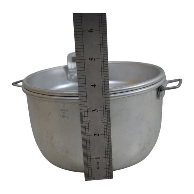 WWII BULGARIAN SOLDIER ALUMINIUM COOKING SET - LIKE NEW