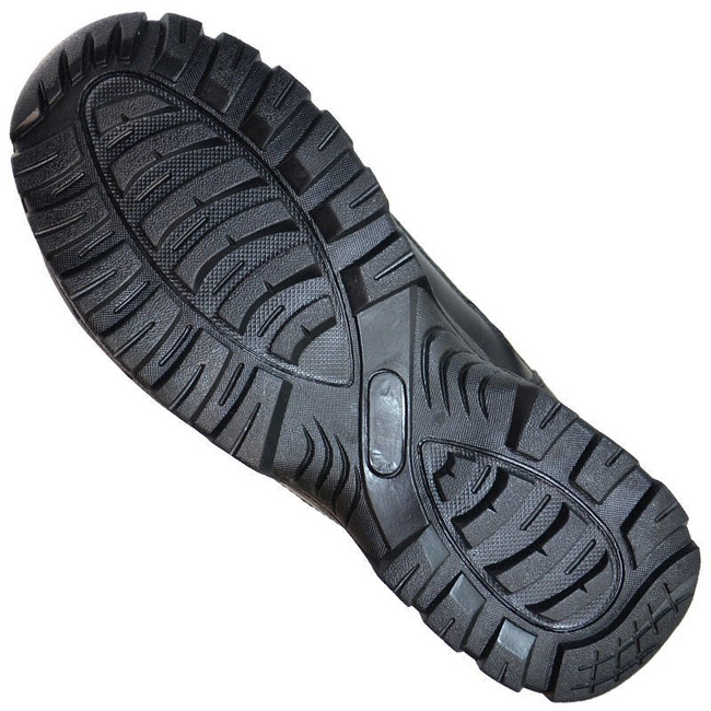BLACK ′PATROL′ BOOTS ONE-ZIP