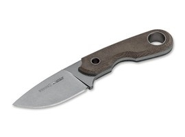 Fixed Blade Knife - Berus 1 Drop-Point Canvas Micarta® - Viper® - Green