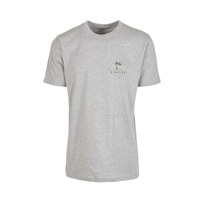 T-SHIRT - FORVERT PRINT - HEATHER GREY - LOMPOC - BRANDIT
