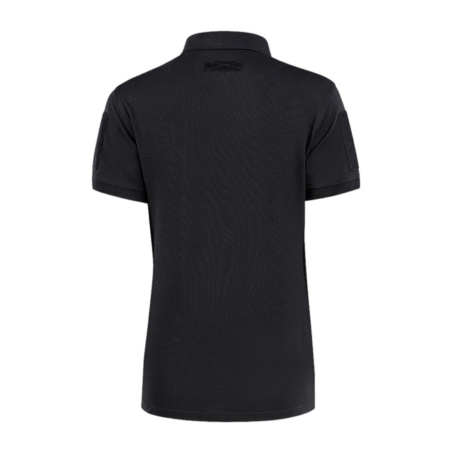 WOMEN'S TACTICAL POLO T-SHIRT - POLO-SHIRT 65/35 LADY - BLACK - M-TAC