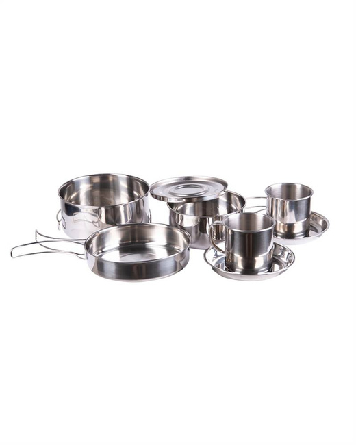 STAINLESS STEEL COOKING SET - 8 PIECES