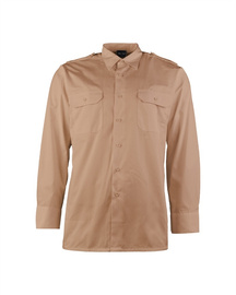 Khaki LONG SLEEVE SERVICE SHIRT