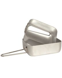 BRITSH 2-PC. ALUMINIUM MESS KIT
