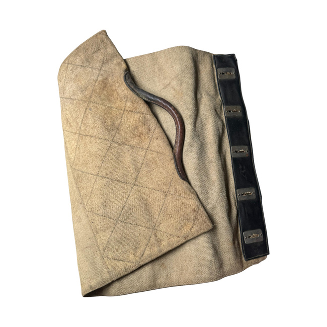 Heavy Duty Valuable Goods Transport Bag - Romanian Army military surplus - Rare model (1950s) - Used