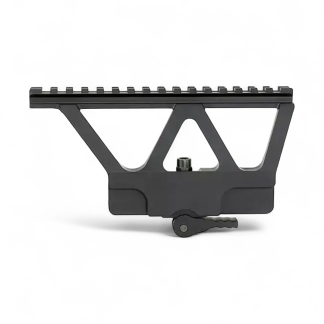 AK Scope Rail Mount - Black - M-ETAL