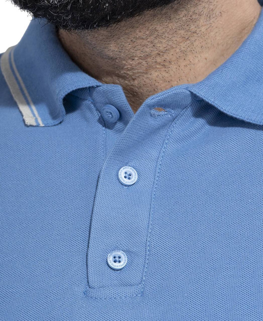 POLO T-SHIRT - ANIKETOS STRIPES - Pentagon® - TAN BROWN